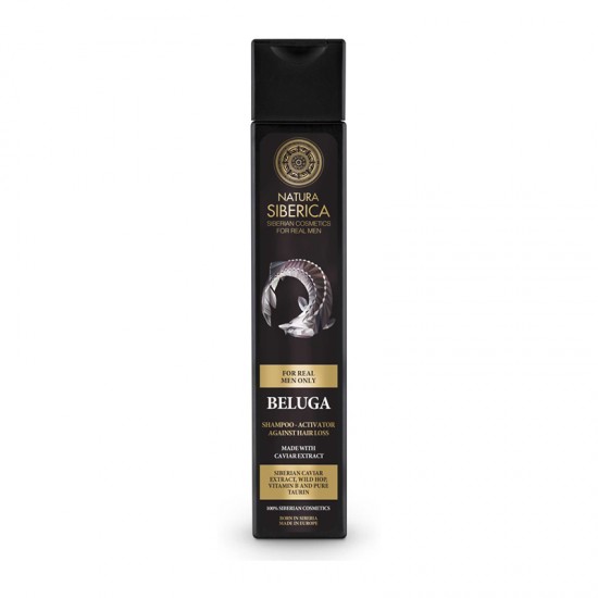 Natura Siberica Men Beluga Hair Growth Shampoo-Activator 250ml - Σαμπουάν κατά της Tριχόπτωσης