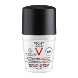 Vichy Deodorant Homme Anti-Strains 48h Roll On 50ml - Ανδρικό Αποσμητικό κατά της Εφίδρωσης