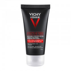 Vichy Homme Structure Force Complete Anti-Ageing Hydrating Moisturiser 50ml - Ανδρική Αντιγηραντική Κρέμα Προσώπου με Υαλουρονικό Οξύ & Πιρύτιο