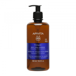 Apivita Shampoo Men's Tonic Τονωτικό Σαμπουάν με Ιπποφαές & Δεντρολίβανο κατά της Τριχόπτωσης για Άνδρες 500ml