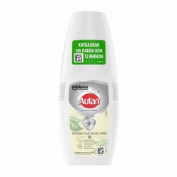 SC Johnson Autan Defence Plant Based Spray 100ml - Εντομοαπωθητικό Σπρέι Προστασίας από Τσιμπήματα με Δραστική Ουσία Φυτικής Προέλευσης κατάλληλο για Παιδιά από 12 μηνών και άνω