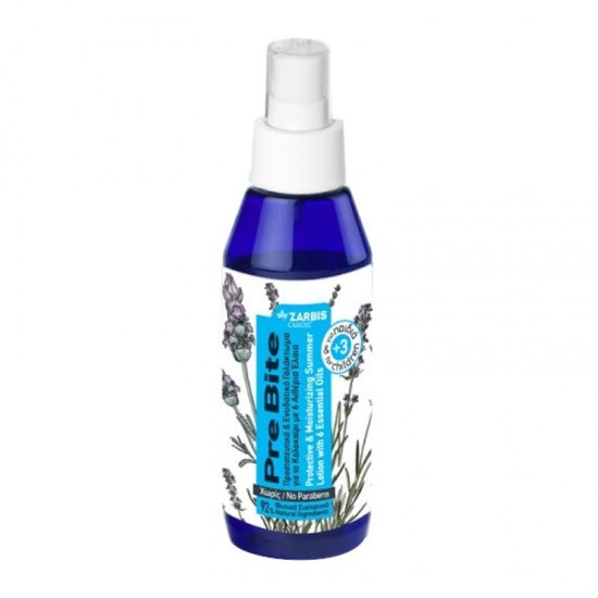 Zarbis Pre-Bite Spray Ενυδατικό Σπρέι Προσώπου & Σώματος με Ήπια Εντομοαπωθητική Δράση 100ml