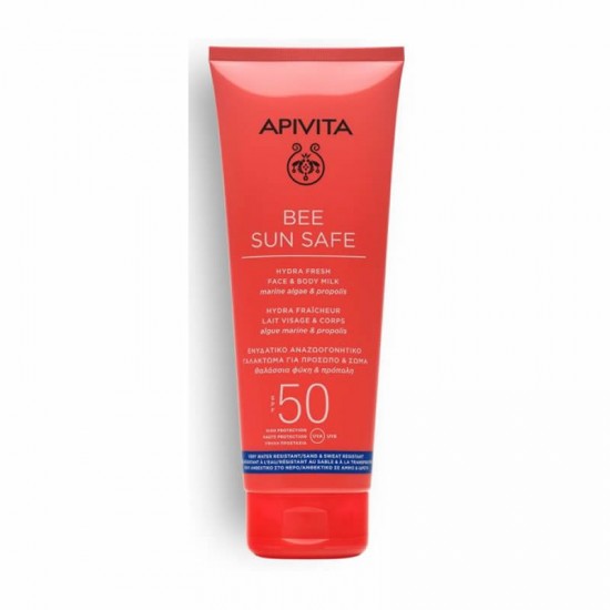 Apivita Bee Sun Safe Hydra Fresh Face and Body Milk SPF50 Ενυδατικό Αντηλιακό Για Πρόσωπο & Σώμα 200ml