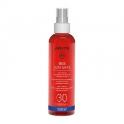 Apivita Bee Sun Safe Satin Touch Tan Perfecting Body Oil SPF30 Λάδι Σώματος για Μαύρισμα & Μεταξένια Αίσθηση 200ml