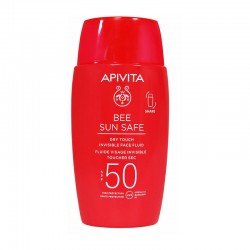 Apivita Bee Sun Safe Dry Touch Invisible Face Fluid SPF50 50ml - Λεπτόρρευστη Αντηλιακή Κρέμα Προσώπου 