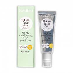 Evdermia Silken Face Day Cream SPF40 Ενυδατική Αντιηλιακή Κρέμα Προσώπου 50ml