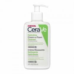 CeraVe Hydrating Cream-to-Foam Cleanser Αφρώδης Κρέμα Καθαρισμού για Κανονικό έως Ξηρό Δέρμα 236ml