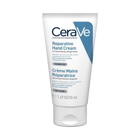 CeraVe Reparative Hand Cream Επανορθωτική Κρέμα Χεριών για Πολύ Ξηρά, Τραχιά Χέρια  50ml