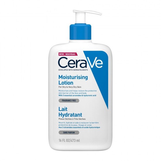 CeraVe Moisturising Lotion Ενυδατικό Γαλάκτωμα Προσώπου & Σώματος για Ξηρό έως Πολύ Ξηρό Δέρμα 473ml