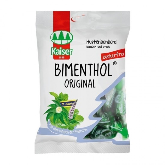 Kaiser 1889 Bimenthol Καραμέλες για τον Βήχα με Μέντα και Ευκάλυπτο 75g