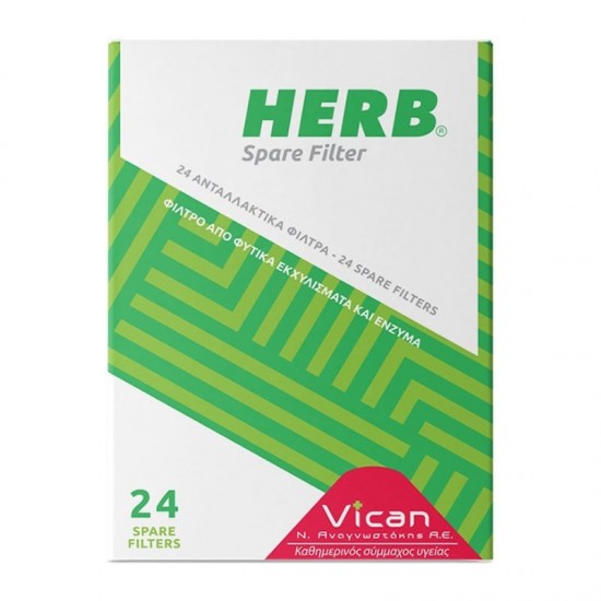 Vican Herb Spare Filters 24 τεμάχια - Ανταλλακτικά Φίλτρα για τη Βάση του Τσιγάρου