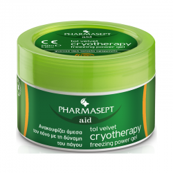 Pharmasept Tol Velvet Cryotherapy Freezing Power Gel 250ml - Ψυκτικό Τζελ Τοπικής Εφαρμογής για Πόνους