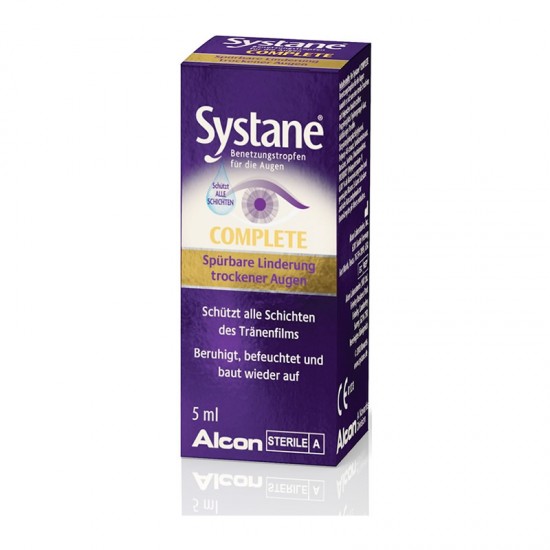 Alcon Systane Complete 5ml - Λιπαντικές Οφθαλμικές Σταγόνες 