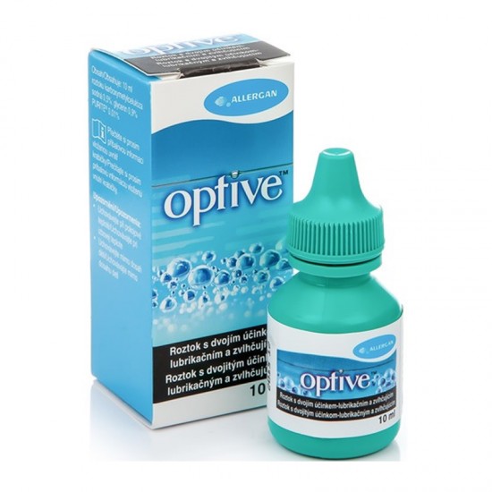 Allergan Optive Lubricant Eye Drops Διάλυμα με Λιπαντική Δράση για τη Ρύθμιση της Οσμωτικής Πίεσης 10ml