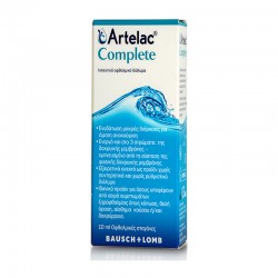 Bausch+Lomb Artelac Complete Λιπαντικές Οφθαλμικές Σταγόνες με Υαλουρονικό 0,24% 10ml