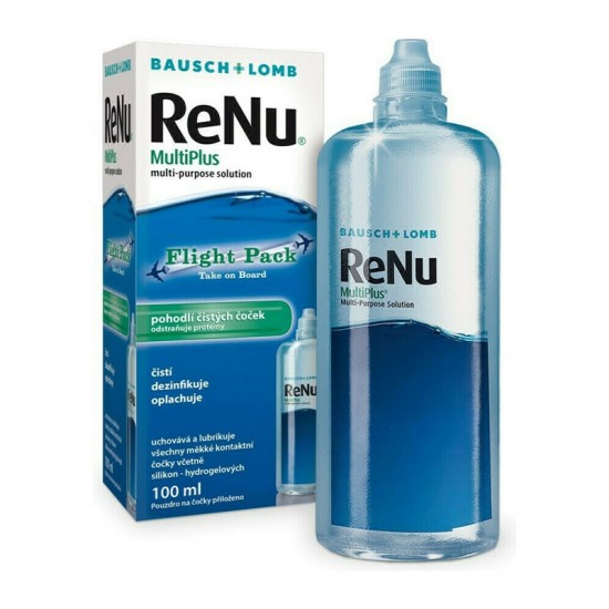 Bausch+Lomb ReNu MultiPlus Flight Pack 100ml - Υγρό Φακών Επαφής