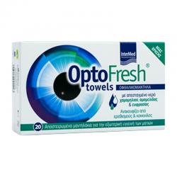 Intermed OptoFresh Towels 20 Τεμάχια - Οφθαλμικές Σταγόνες για την Αντιμετώπιση των Συμπτωμάτων της Αλλεργικής Επιπεφυκίτιδας