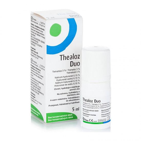 Thea Thealoz Duo Λιπαντικές Οφθαλμικές Σταγόνες με Υαλουρονικό 0,15% 5ml
