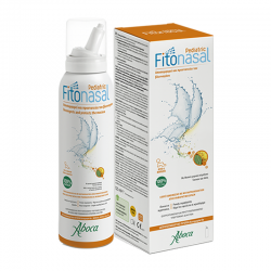 Aboca Fitonasal Pediatric Spray 125ml - Ρινικό Σπρέι που Αποσυμφορεί και Προστατεύει το Βλεννογόνο για Παιδιά από 6 μηνών