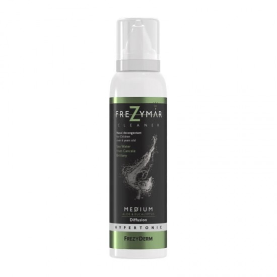 Frezyderm Frezymar Cleaner Hypertonic Medium Diffusion Aloe & Eucalyptus 120ml - Υπέρτονο Ρινικό Αποσυμφορητικό Spray Καθημερινής Χρήσης με Αλόη και Ευκάλυπτο κατάλληλο από 6+ ετών