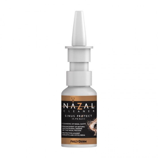 Frezyderm Nazal Cleaner Sinus Protect 30ml - Ισότονο Ρινικό Αποσυμφορητικό Spray Καθημερινής Χρήσης Χωρίς Κορτιζόνη για Ιγμορίτιδα και Ωτίτιδα