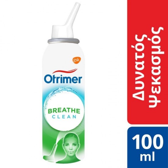 GSK Otrimer Breathe Clean Ρινικό Αποσυμφορητικό Ισότονο με Δυνατό Ψεκασμό 100ml