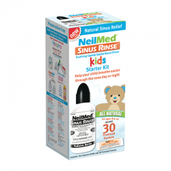 NeilMed Sinus Rinse Kit Kids - Συσκευή Ρινικών Πλύσεων και 30 Φακελάκια, Κατάλληλο από 2 ετών