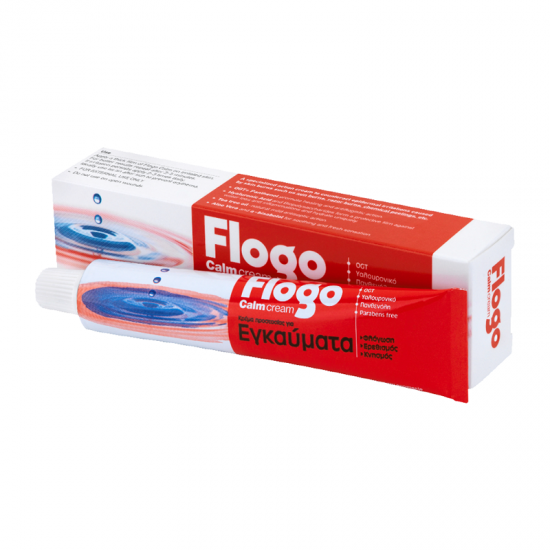 Pharmasept Flogo Calm Cream 50ml - Κρέμα Προσώπου & Σώματος με Καταπραϋντική Δράση για Επιφανειακά Εγκαύματα Παντός Τύπου