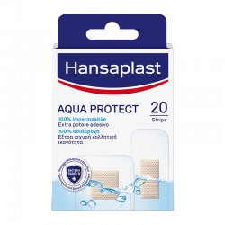 Hansaplast Aqua Protect 100% Water Resistant 20 Τεμάχια - Αυτοκόλλητα Επιθέματα 100% Αδιάβροχα