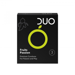 Duo Fruits Passion Προφυλακτικά με Γεύσεις για Δημιουργικότητα & Διασκέδαση 3τμχ