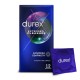 Durex Extra Safe Προφυλακτικά με Ελαφρώς Παχύτερα Τοιχώματα για Απόλυτη Ασφάλεια 6 Τεμάχια
