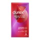 Durex Sensitive Extra Lube Προφυλακτικά Λεπτά με Έξτρα Λιπαντικό και Κανονική Eφαρμοργή 6 τεμάχια