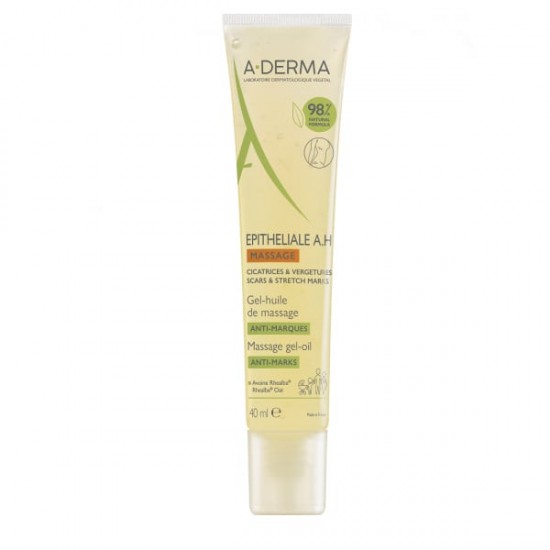 A-Derma Epitheliale A.H. Massage Gel-Oil Anti-Marks 40ml - Έλαιο για Μασάζ κατά των Δερματικών Σημαδιών