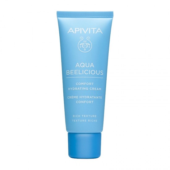 Apivita Aqua Beelicious Comfort Hydrating Cream Rich Texture Απαλή Κρέμα Ενυδάτωσης Προσώπου Πλούσιας Υφής 40ml