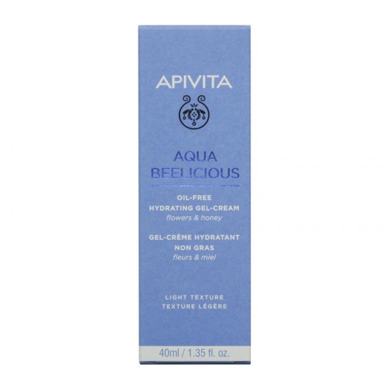 Apivita Aqua Beelicious Oil Free Hydrating Gel-Cream Light Texture Κρέμα-Τζελ Ενυδάτωσης Προσώπου Ελαφριάς Υφής 40ml