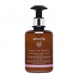 Apivita Cleansing Micellar Water Face & Eyes Rose & Honey Νερό Καθαρισμού για Πρόσωπο & Mάτια με Τριαντάφυλλο & Μέλι 300ml