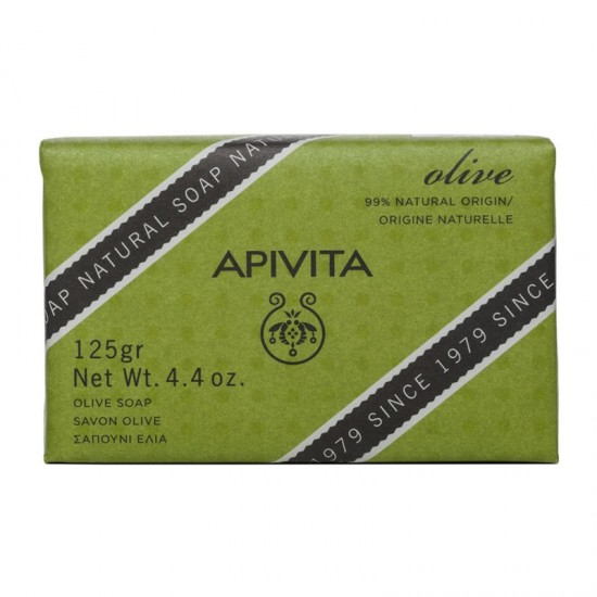 Apivita Natural Soap Olive Σαπούνι με Γεράνι & Ελιά 125g
