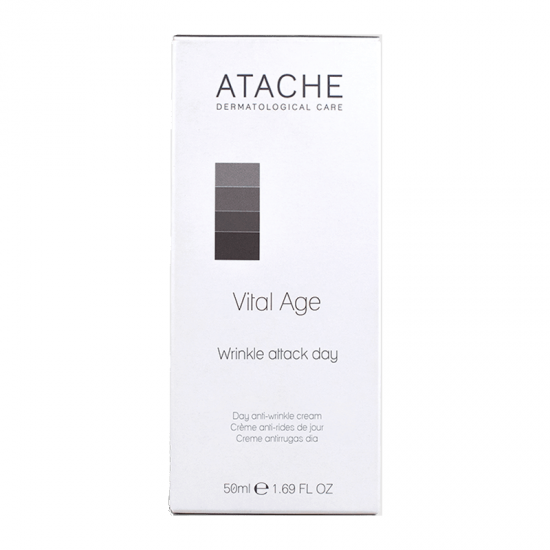 Atache Vital Age Wrinkle Attack Day Cream 50ml - Αντιγηραντική Κρέμα Ημέρας Προσώπου που Προστατεύει από τη Φωτογήρανση
