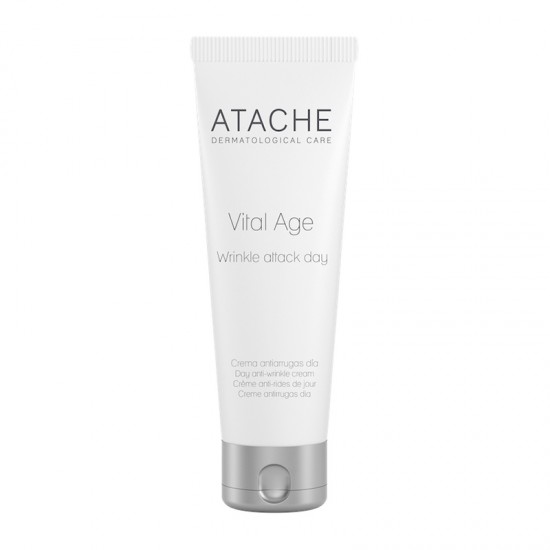 Atache Vital Age Wrinkle Attack Day Cream 50ml - Αντιγηραντική Κρέμα Ημέρας Προσώπου που Προστατεύει από τη Φωτογήρανση