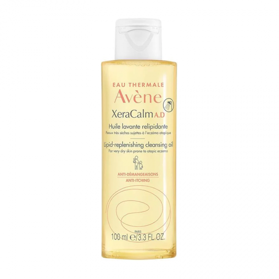 Avene XeraCalm A.D. Lipid-Replenishing Cleansing Oil 100ml - Καθαριστικό Έλαιο Αναπλήρωσης Λιπιδίων που Καταπραΰνει, Καθαρίζει και Θρέφει το Πολύ Ξηρό Δέρμα