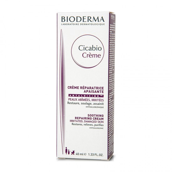 Bioderma Cicabio Creme Επανορθωτική & Καταπραϋντική Κρέμα για Ερεθισμένο & Κατεστραμμένο Δέρμα 40ml