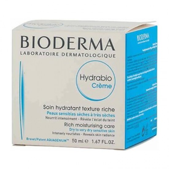 Bioderma Hydrabio Creme Ενυδατική Κρέμα Προσώπου για Ξηρό και Πολύ Ξηρό Ευαίσθητο Δέρμα 50ml