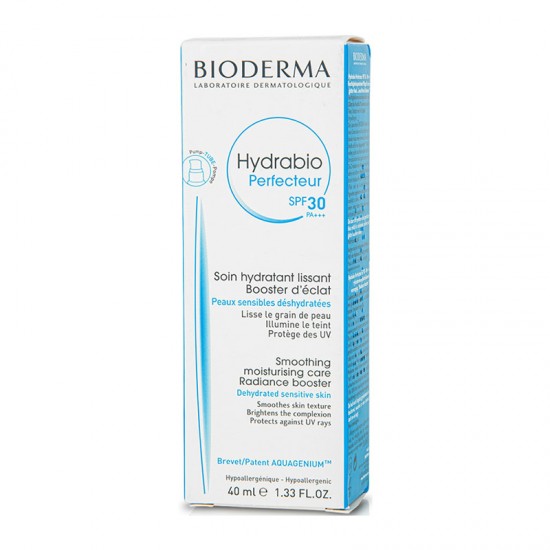 Bioderma Hydrabio Perfecteur SPF30+ Ενυδατικό & Αντιρυτιδικό Booster Προσώπου για Κανονικό & Ξηρό Ευαίσθητο Δέρμα 40ml 