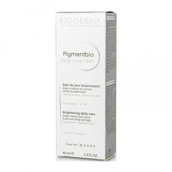 Bioderma Pigmentbio Daily Care SPF50+ Αντηλιακή Κρέμα κατά των Σκούρων Κηλίδων της Επιδερμίδας για Πρόσωπο & Λαιμό 40ml 