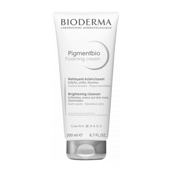 Bioderma Pigmentbio Foaming Cream Απολεπιστική Κρέμα Καθαρισμού Προσώπου & Σώματος για Σκούρες Κηλίδες 200ml