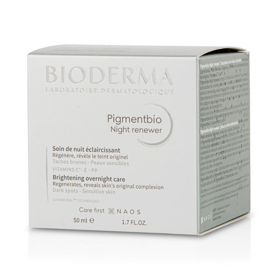 Bioderma Pigmentbio Night Renewer Κρέμα Νυκτός Ανανέωσης της Επιδερμίδας για Σκούρες Κηλίδες 50ml
