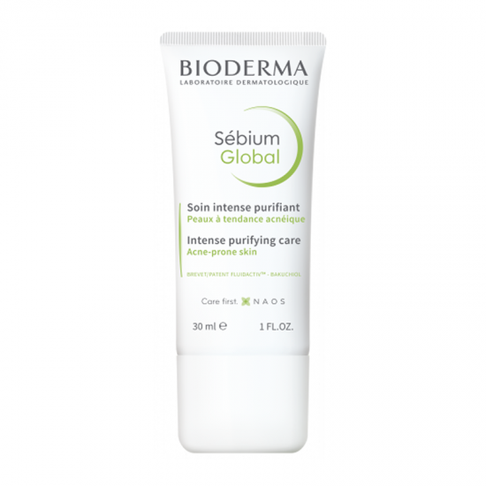 Bioderma Sebium Global Ενυδατική Κρέμα Καθαρισμού για Δέρμα με Τάση Ακμής 30ml