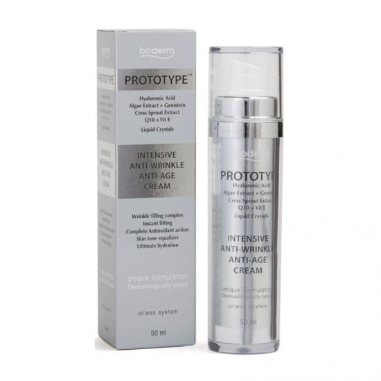 Boderm Prototype Intense Anti-Wrinkle Anti-Age Face Cream SPF20+ Αντιρυτιδική & Αντιγηραντική Κρέμα Ημέρας με Μέτρια Αντηλιακή Προστασία 50ml