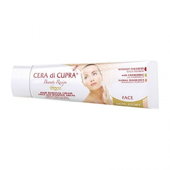 Cera di Cupra Hair Removal Cream Face & Sensitive Areas 50ml - Αποτριχωτική Κρέμα Προσώπου & Ευαίσθητων Περιοχών