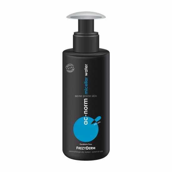 Frezyderm Ac-Norm Micellar Water 200ml - Υδατικό Διάλυμα Καθαρισμού Προσώπου για Λιπαρό Δέρμα με Τάση Ακμής
